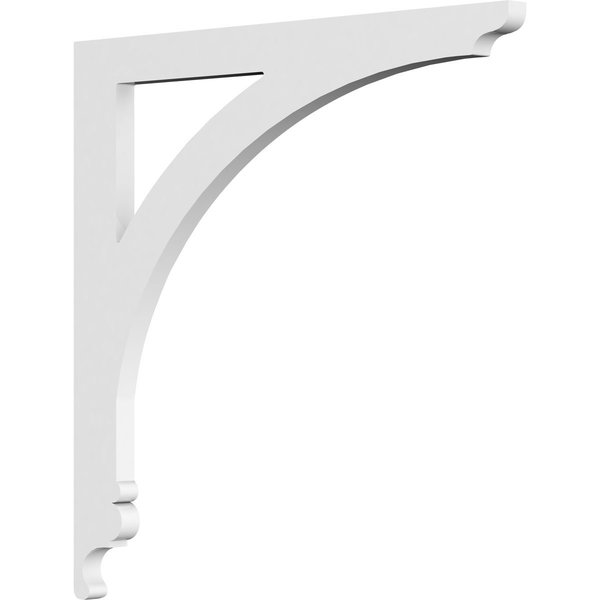 Ekena Millwork Legacy Architectural Grade PVC Bracket, 5/8"W X 14"D X 14"H BKTP01X14X14LE